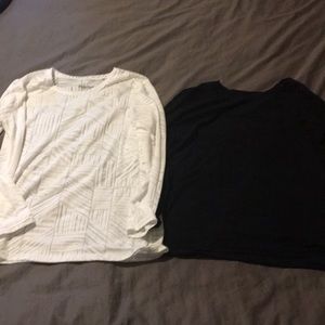 Black and white long sleeve T-shirt bundle